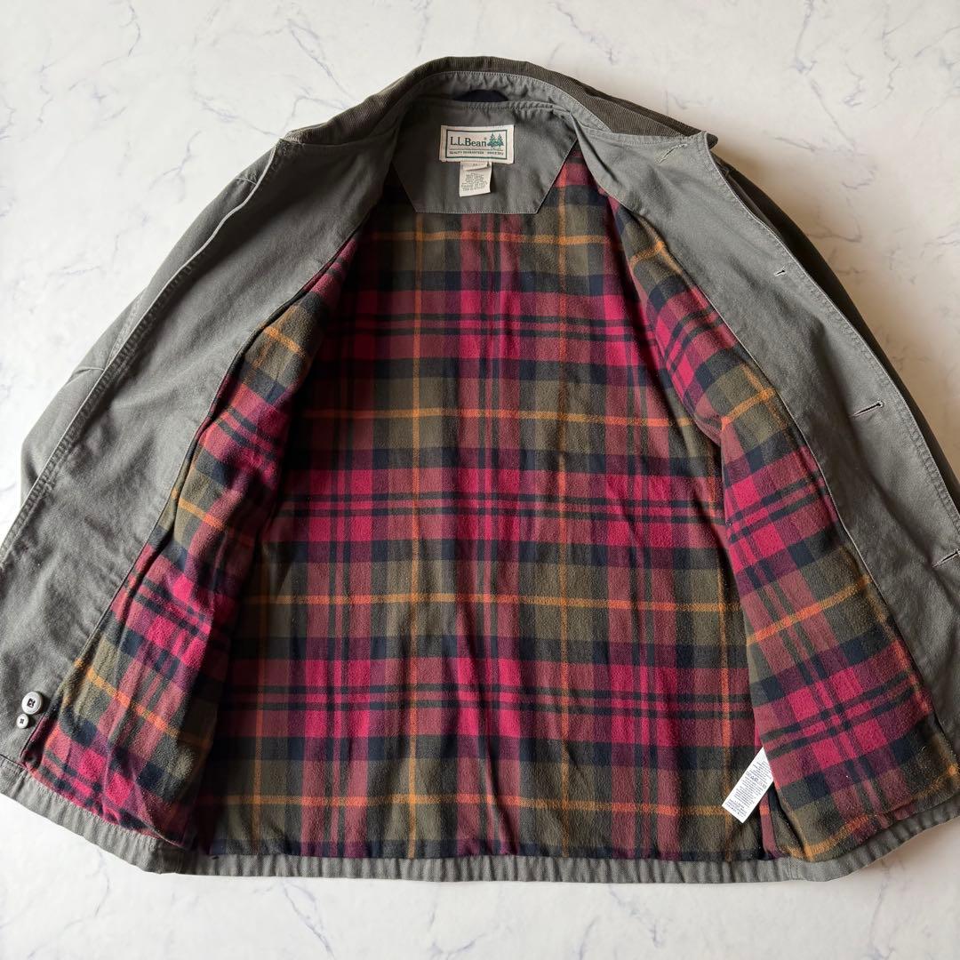美品✨L.L.Bean ハンティングジャケット XL相当 襟コーデュロイ