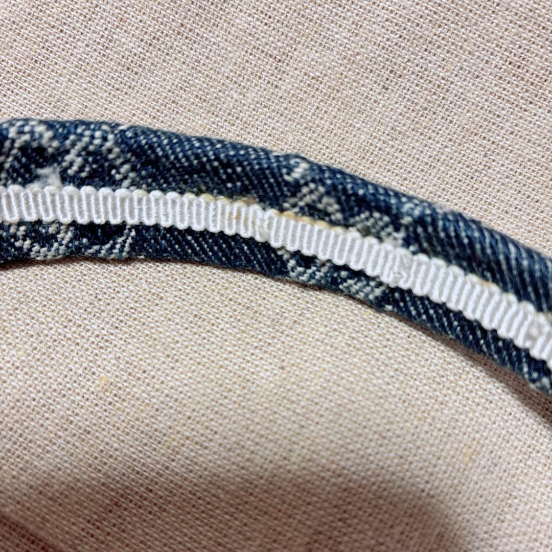 ♡GUCCI 【グッチ】♡ GGキャンバス デニムカチューシャ