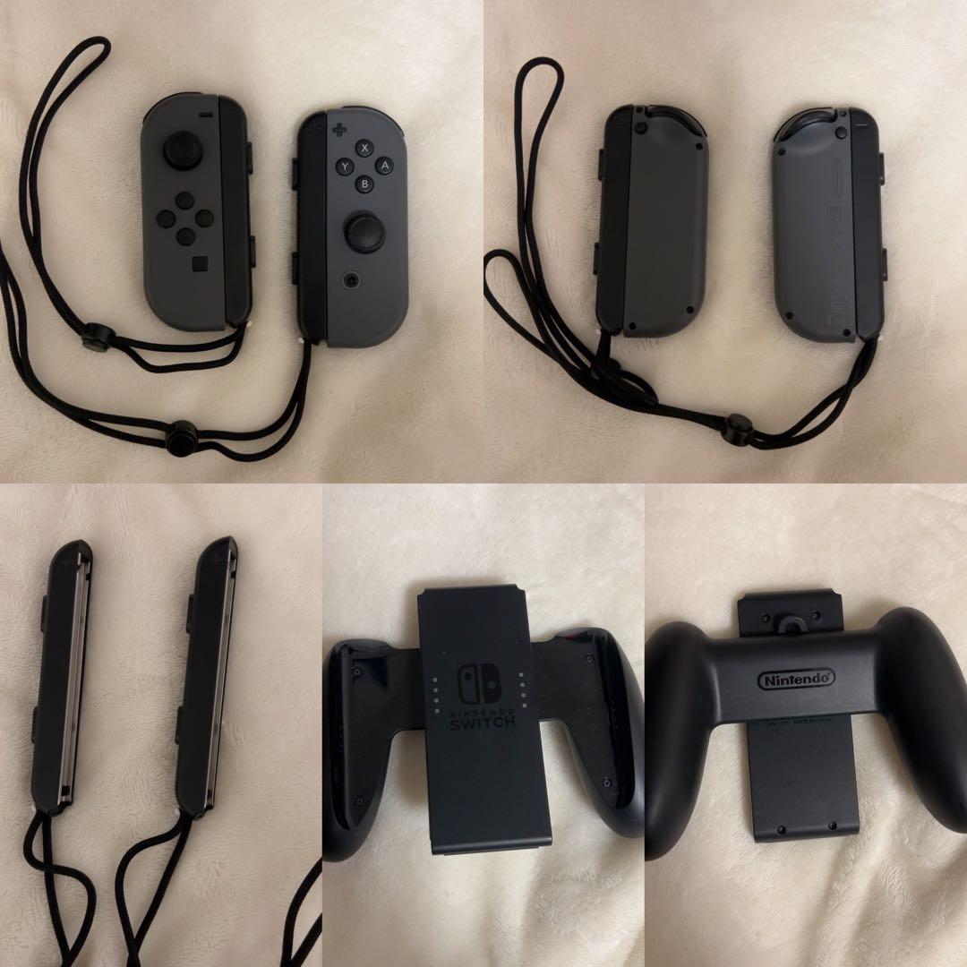 Switch本体 箱有 ソフト3本付 フルセット　付属品完備