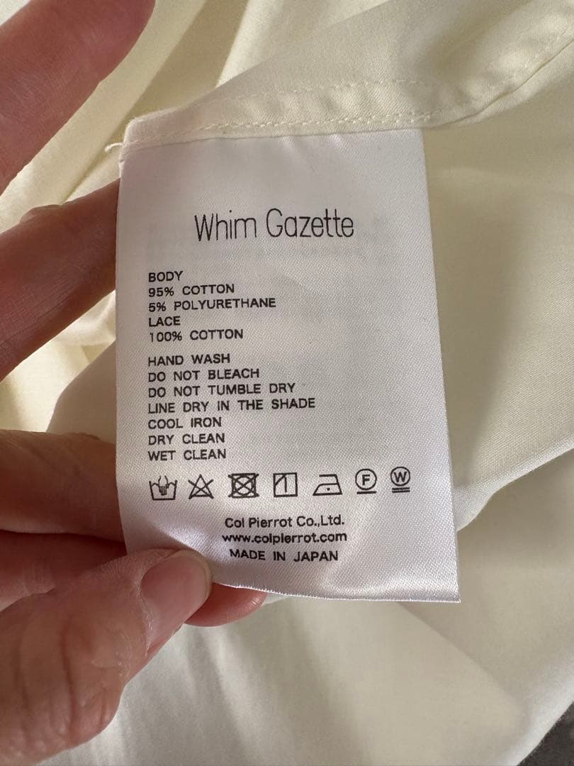 ウィムガゼット 【Col Pierrot/コルピエロ】オリジナルレースブラウス