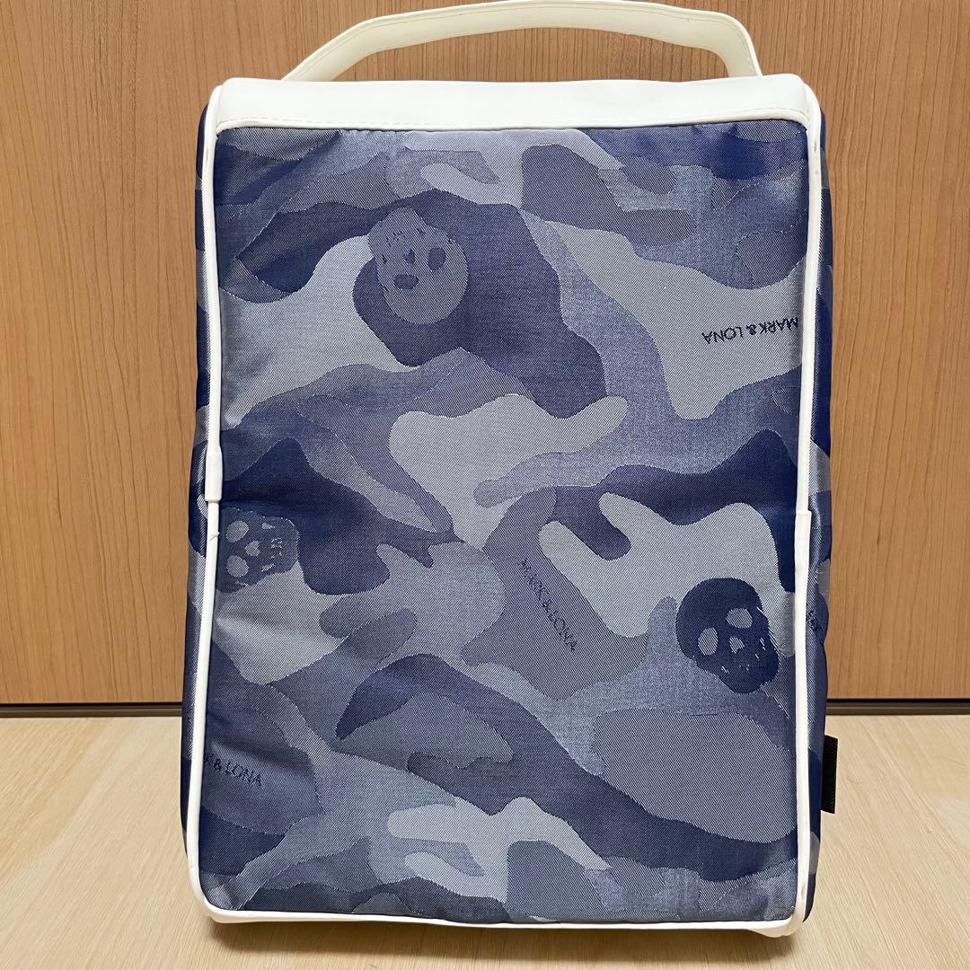 MARK&LONA シューズケース　ジャガード　カモフラ