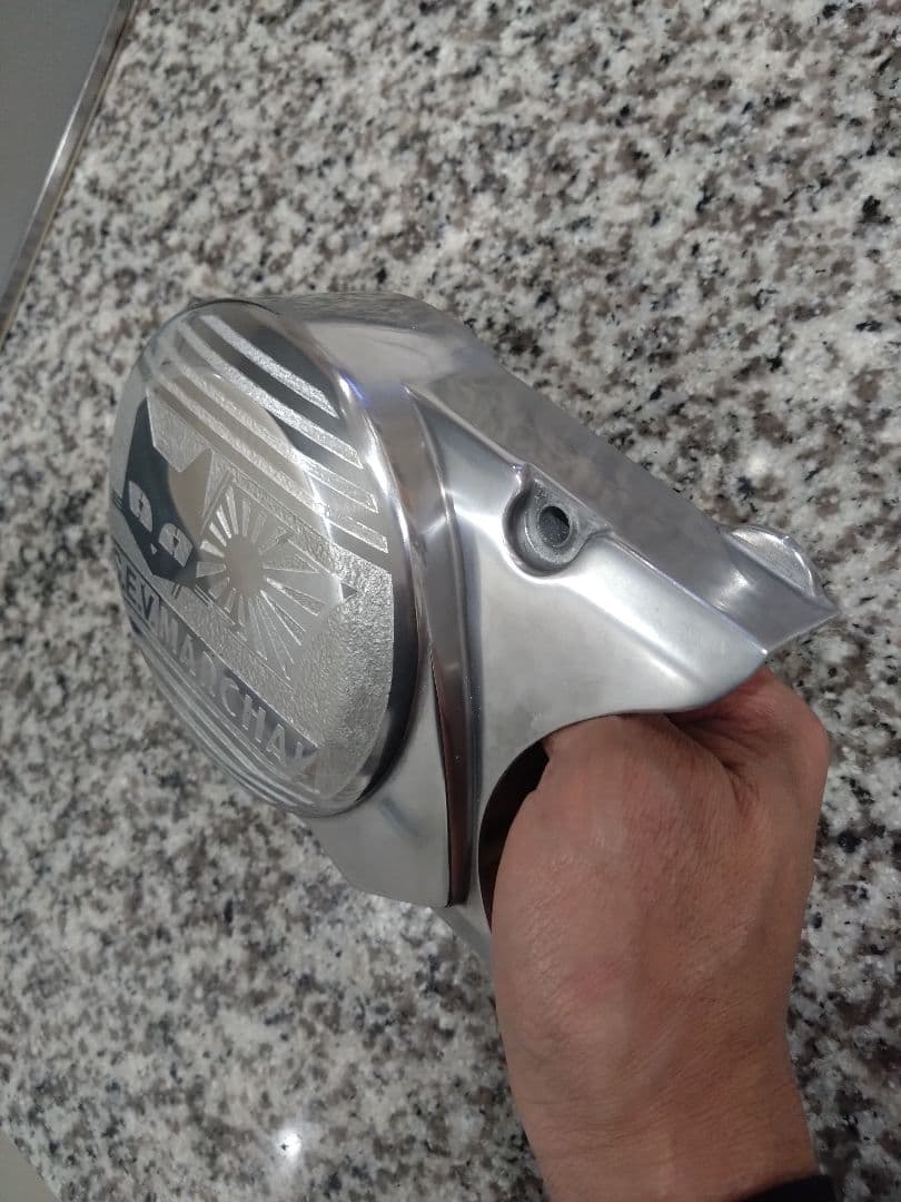 【クワ】モンキー　シャリー等　太足　ワイド　ジェネレーターカバー　彫り込み