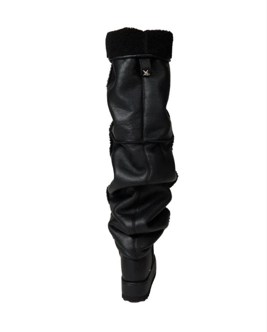 YELLO JACOB LOOSE FIT LONG BOOTS ブラック　L