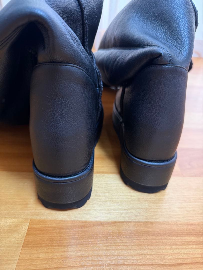 YELLO JACOB LOOSE FIT LONG BOOTS ブラック　L