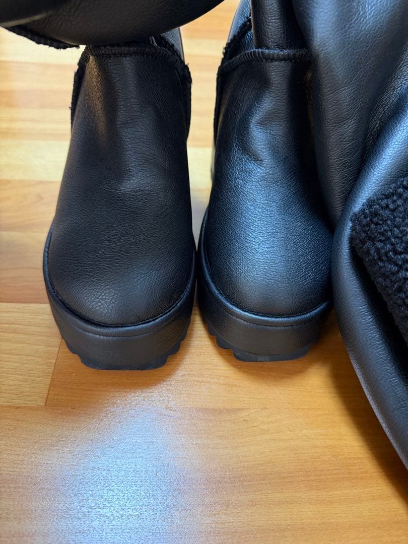 YELLO JACOB LOOSE FIT LONG BOOTS ブラック　L