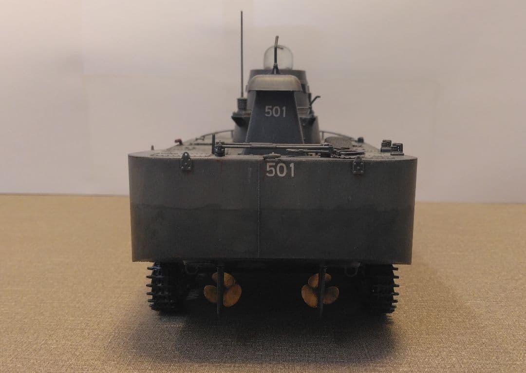 1/35塗装済完成品 旧日本軍日本海軍陸戦隊 特二式内火艇 戦車模型プラモデル