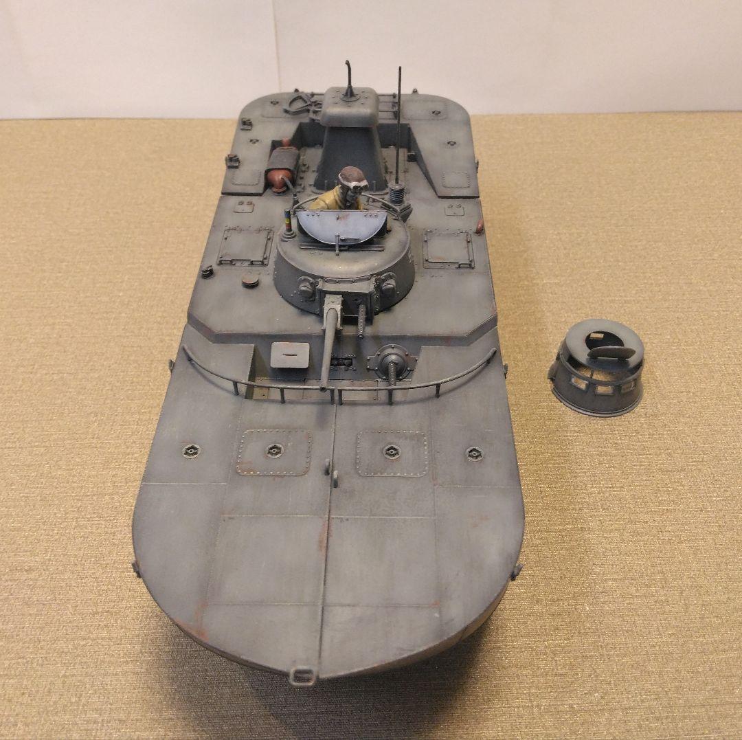 1/35塗装済完成品 旧日本軍日本海軍陸戦隊 特二式内火艇 戦車模型プラモデル