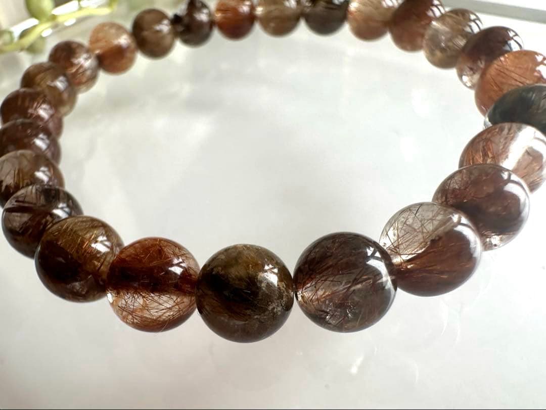 コッパールチルクォーツ7mmブレスレット