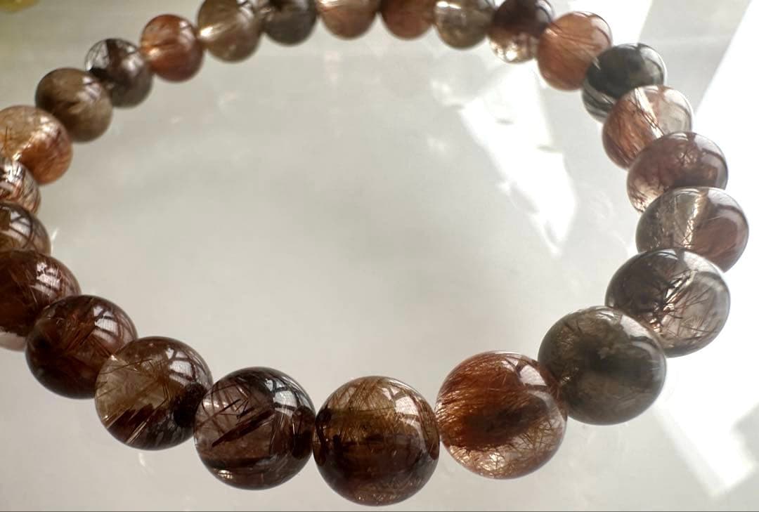 コッパールチルクォーツ7mmブレスレット