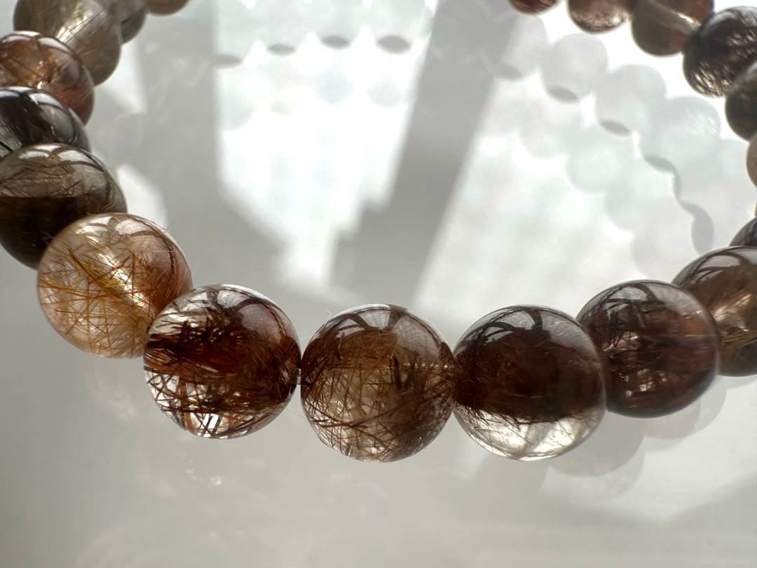 コッパールチルクォーツ7mmブレスレット