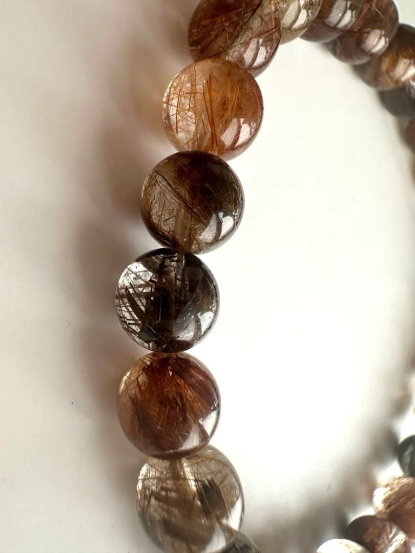 コッパールチルクォーツ7mmブレスレット