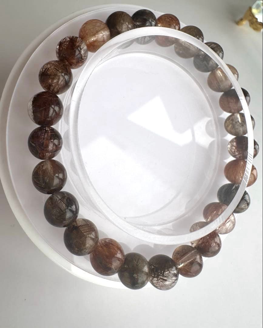 コッパールチルクォーツ7mmブレスレット