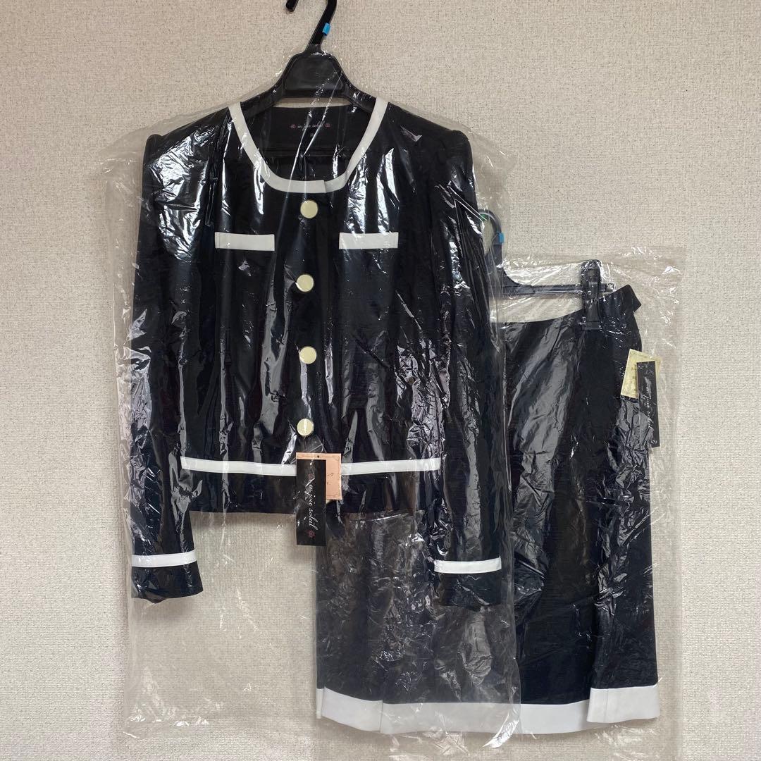 【みい】アンジョア 事務服 13号 ジャケット スカート セットアップ