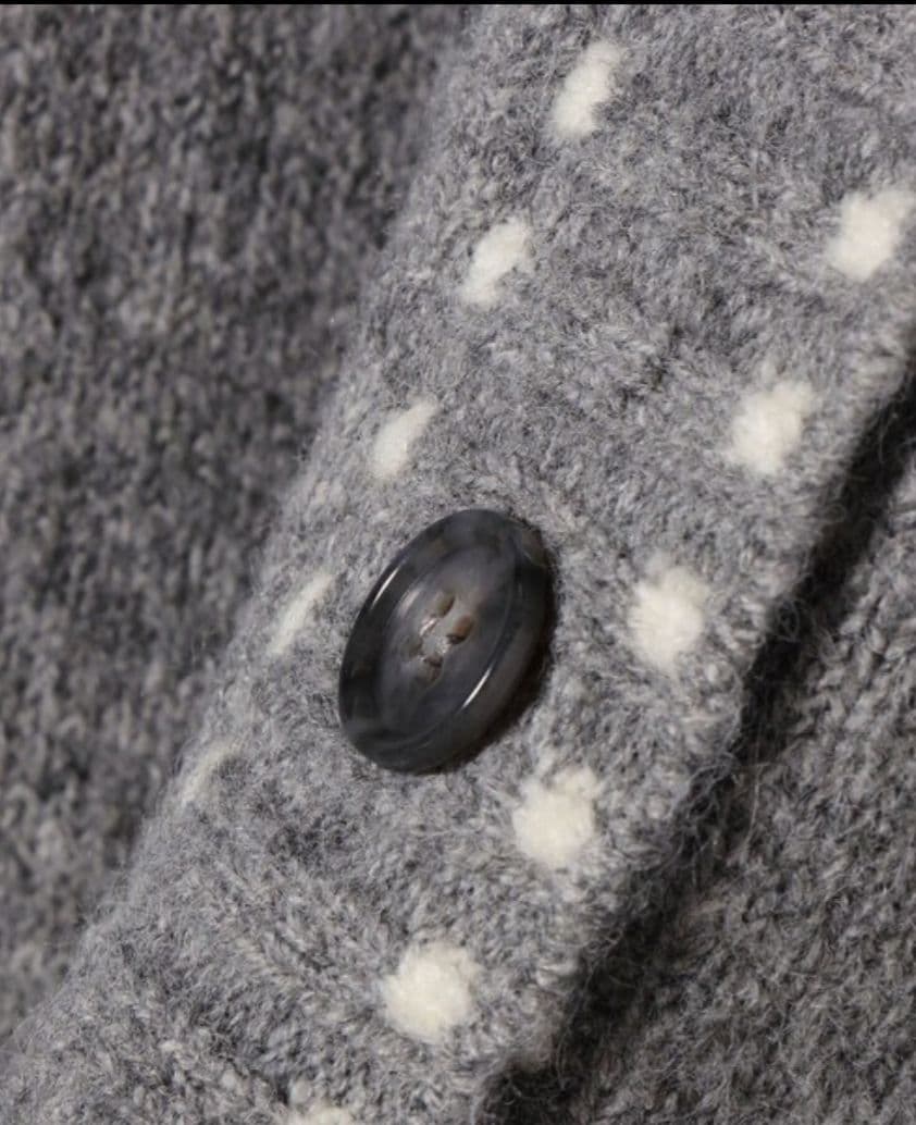 ぺぺ ステッチ デザイン ルーズ ニット カーディガン　SHIPS any