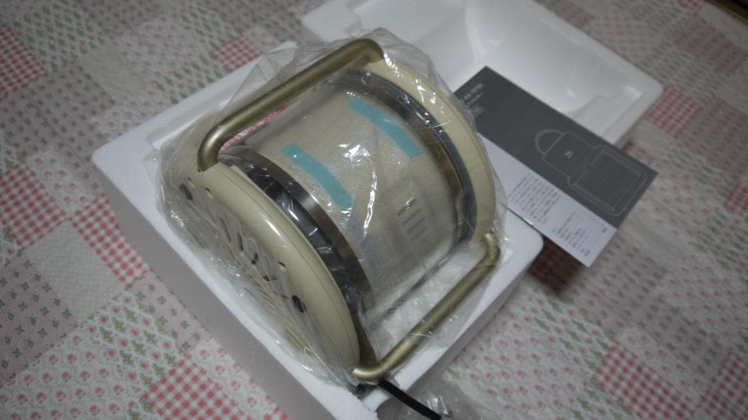 新品未開封BRUNO ガラスエアフライヤー アイボリー