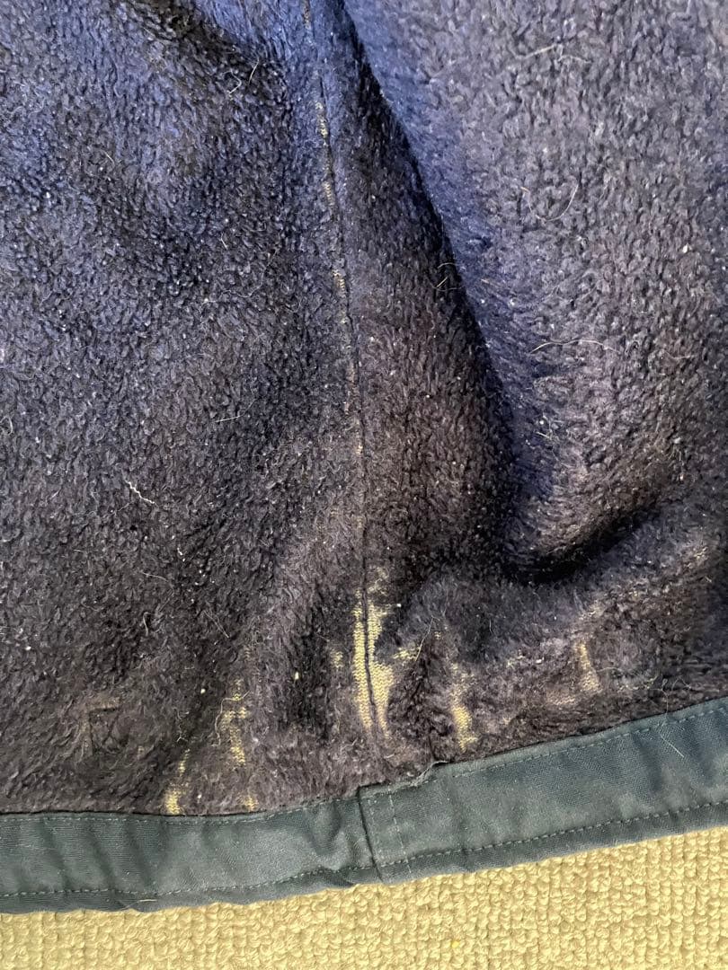 実物90s US NAVY アラミドデッキジャケット　サイズ34〜36