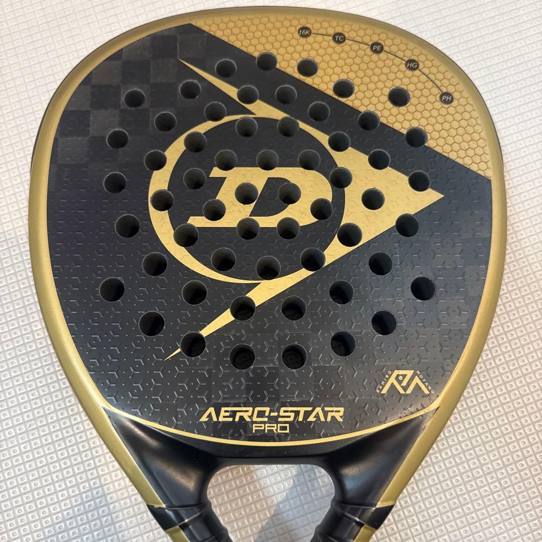 AERO-STAR PRO パデルラケット ブラック/ゴールド