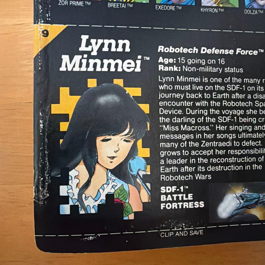 【匿名配送】ロボテック　ミンメイ zor prime マクロス　サザンクロス