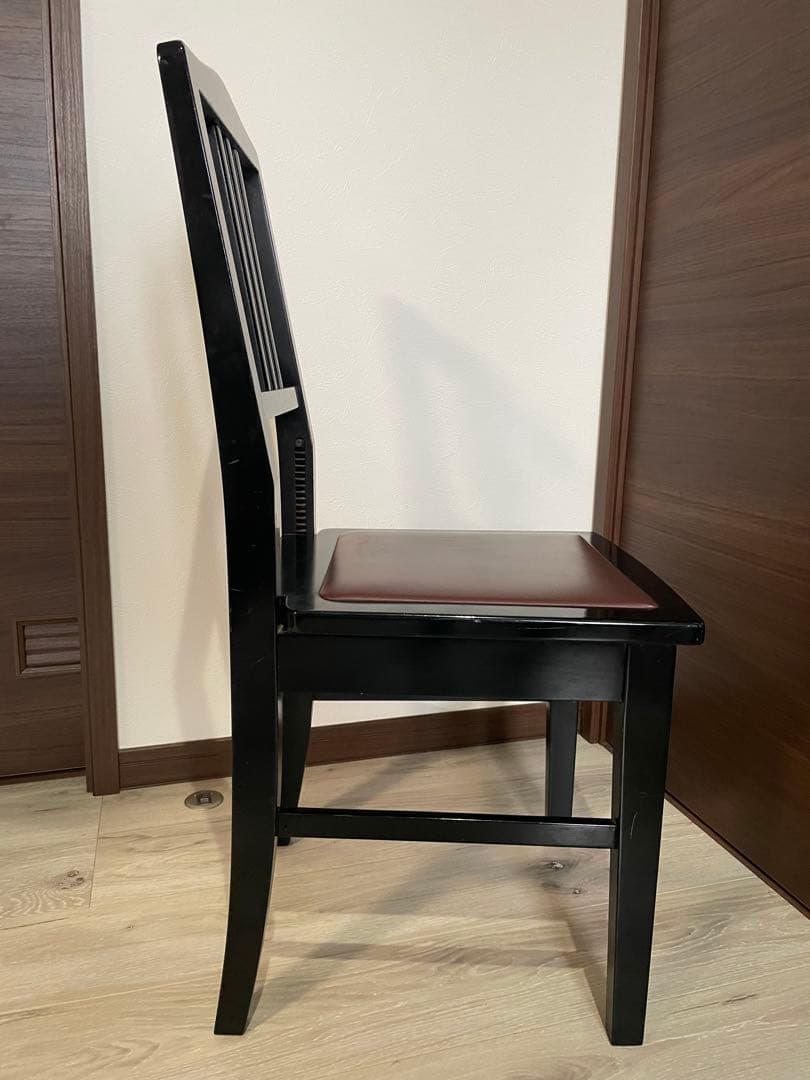 中古良品　ヤマハ背付ピアノ椅子.トムソン椅子