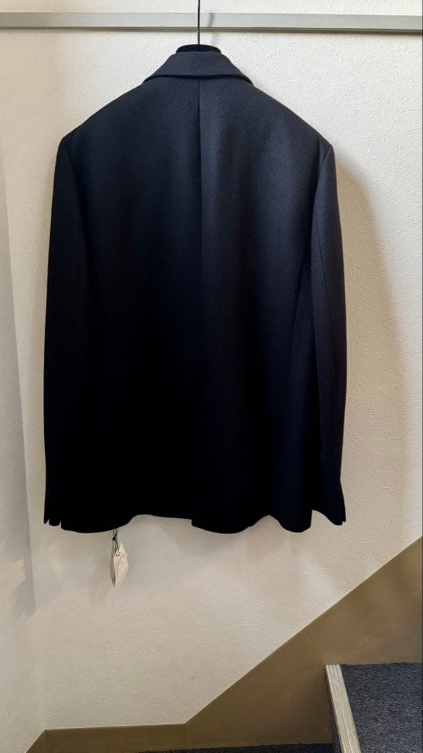 Off-White オフホワイト ブラック テーラードジャケット カラーボタン