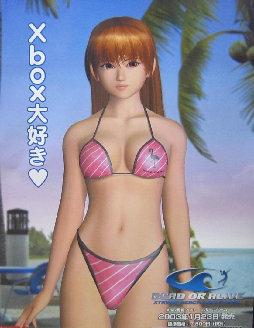 デッドオアアライブ エクストリーム ビーチバレーボール B2ポスターB