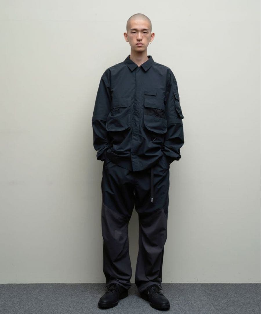 パンツ BAL / WILDTHINGS NYLON TRACK PANT Black