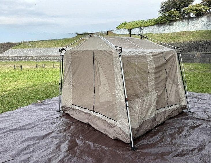 ジ*イ様 未使用！TOMOUNT トモウント ロッジ型 ワンタッチテント 自立型