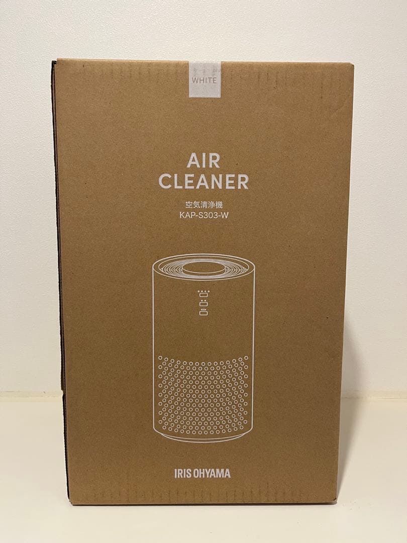 IRIS OHYAMA 空気清浄機 KAP-S303-W ホワイト