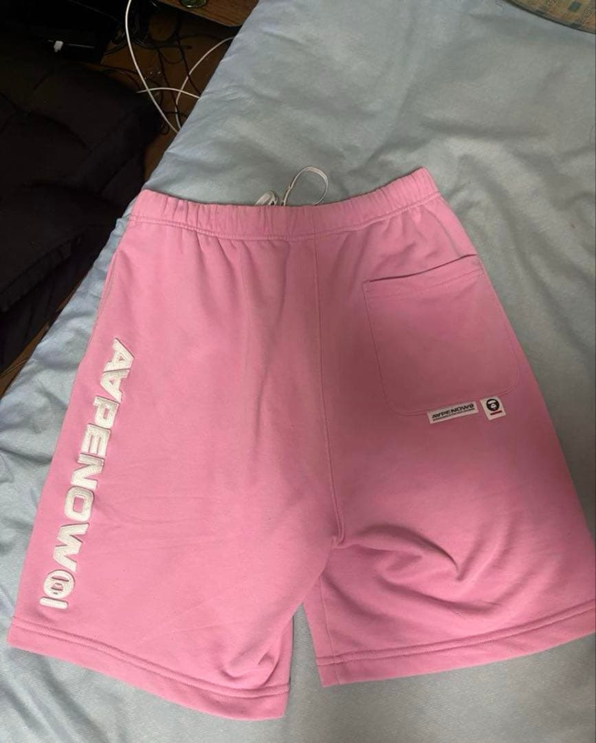a bathing ape スウェットハーフパンツ