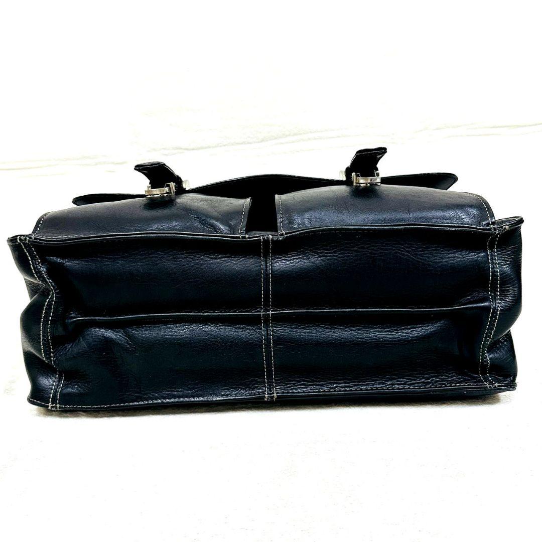 極美品 ウィルソンズレザー 2way ビジネスバッグ ブリーフケース 2室本革