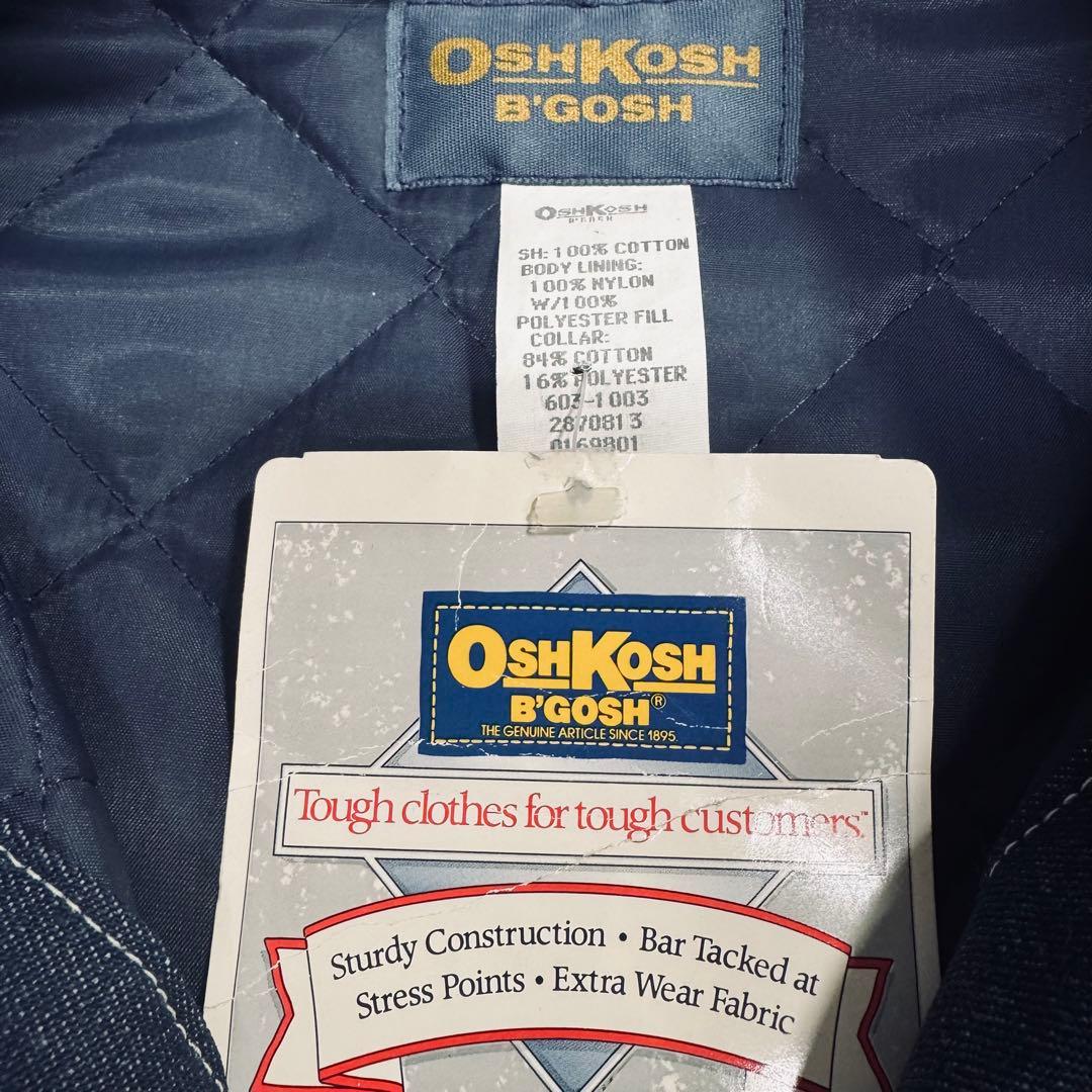 60s OSHKOSH デニムジャケット カバーオール デッドストック 42R