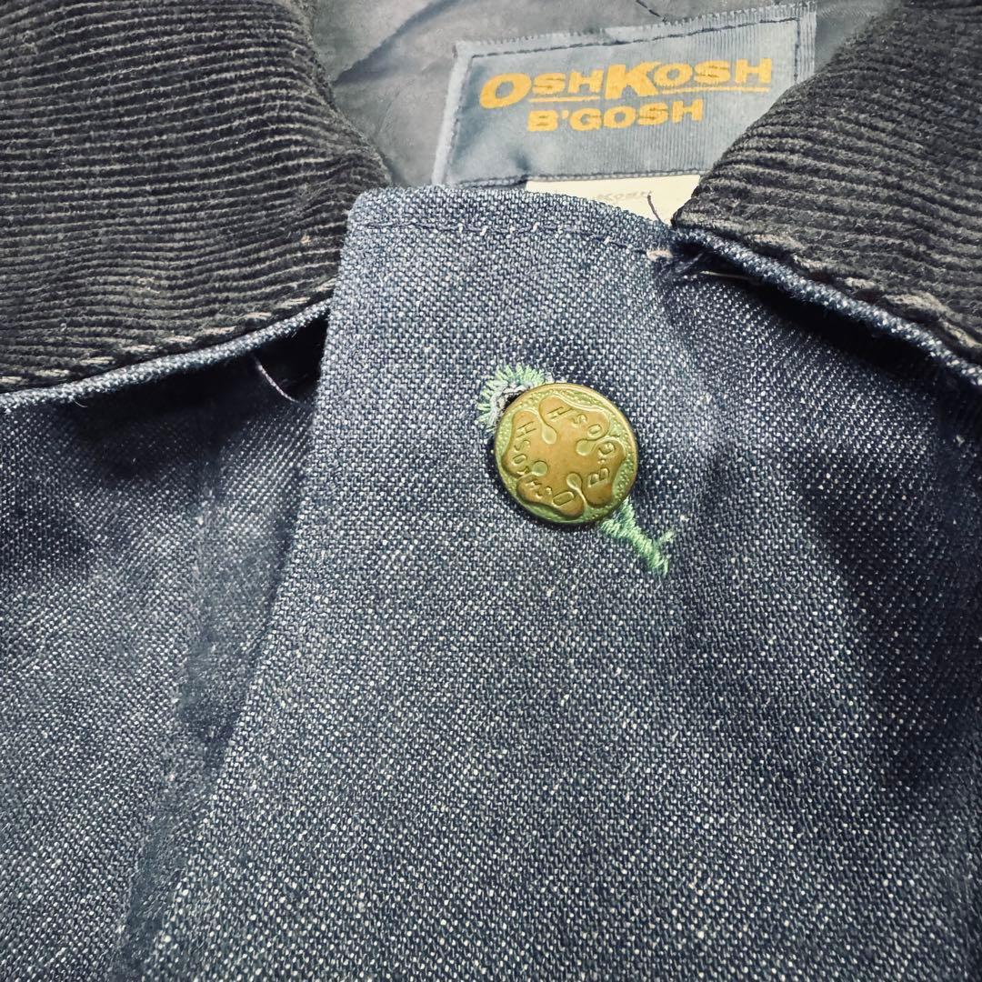 60s OSHKOSH デニムジャケット カバーオール デッドストック 42R