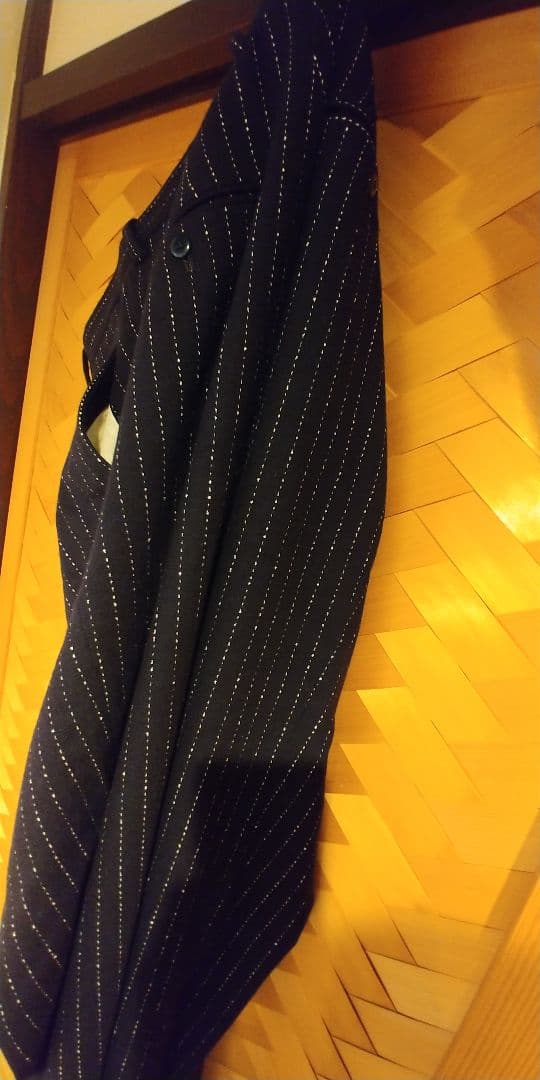 パンツ m's braque TUCKED BAGGY PANTS NAVY