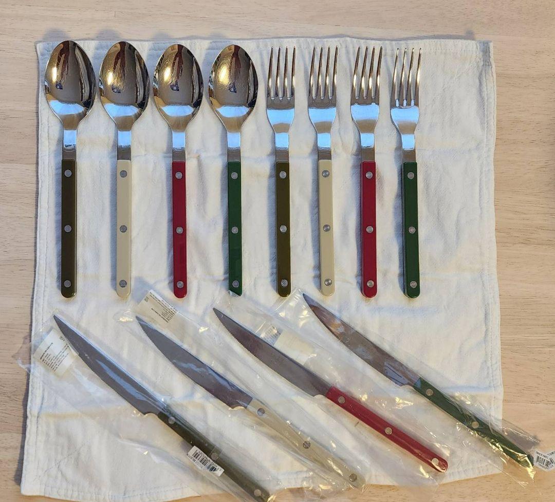 Sabre ディナーカトラリー (フォーク＋ナイフ＋スプーン) 4セット