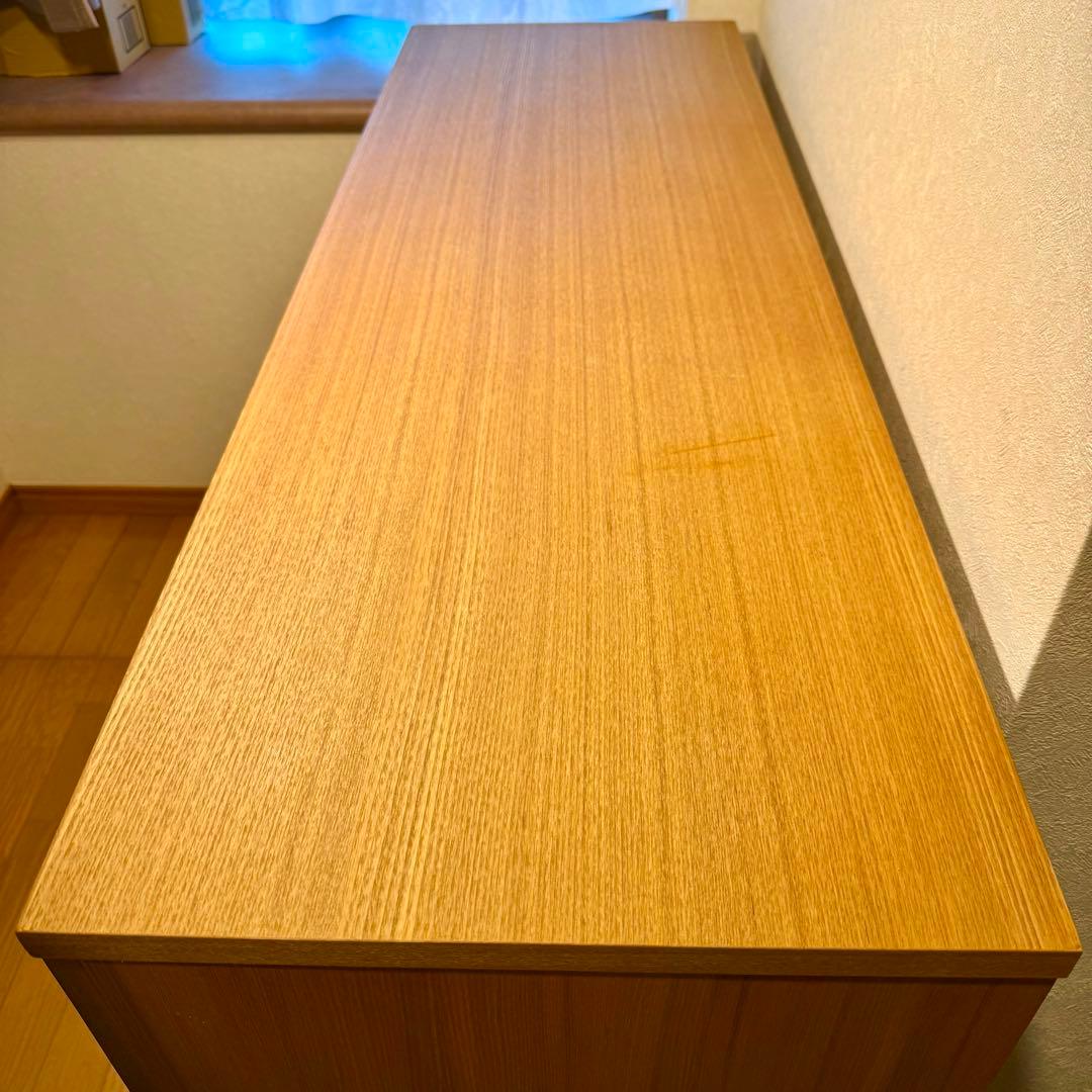 無印良品 廃盤 チェスト４段 幅１２０ｃｍ　オーク材