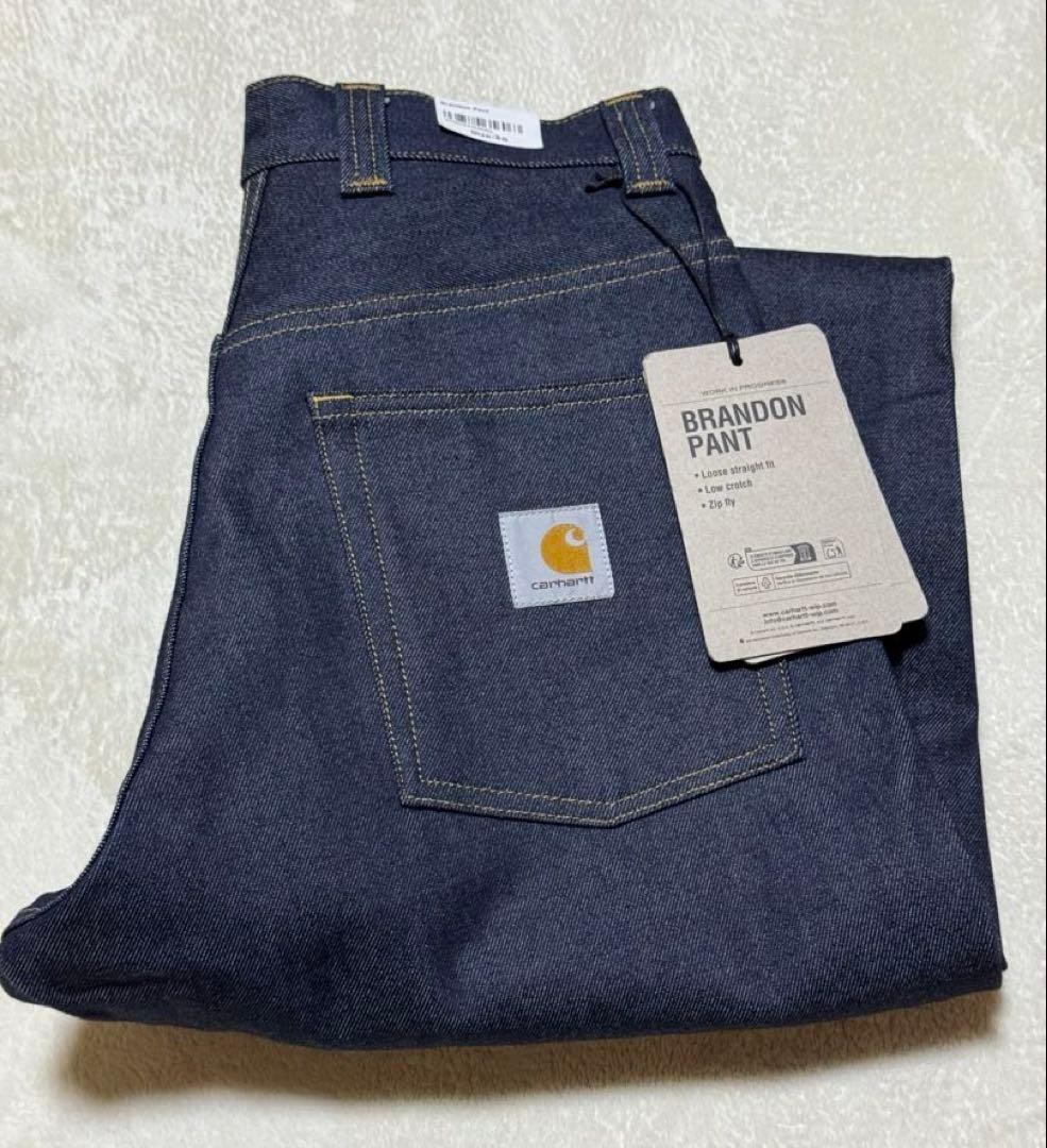 【新品未使用】Carhartt Brandon Pant blue rigid