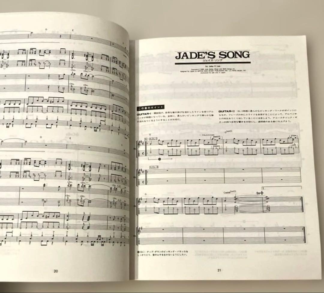 バンドスコア BADLANDS バッドランズ 1989年 ジェイク・E・リー