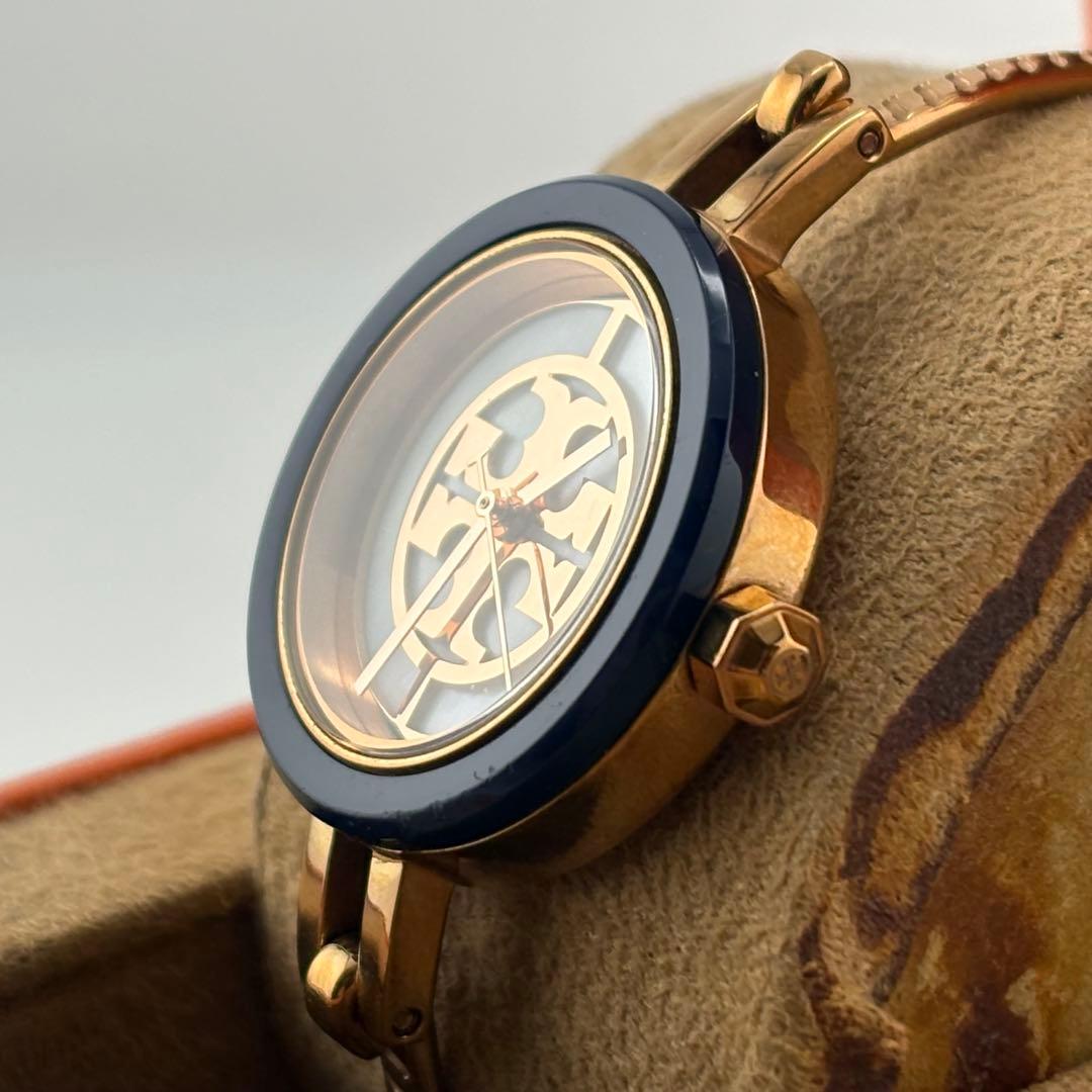 【極美品】トリーバーチ　チェンジベゼル　クォーツ　箱付　希少