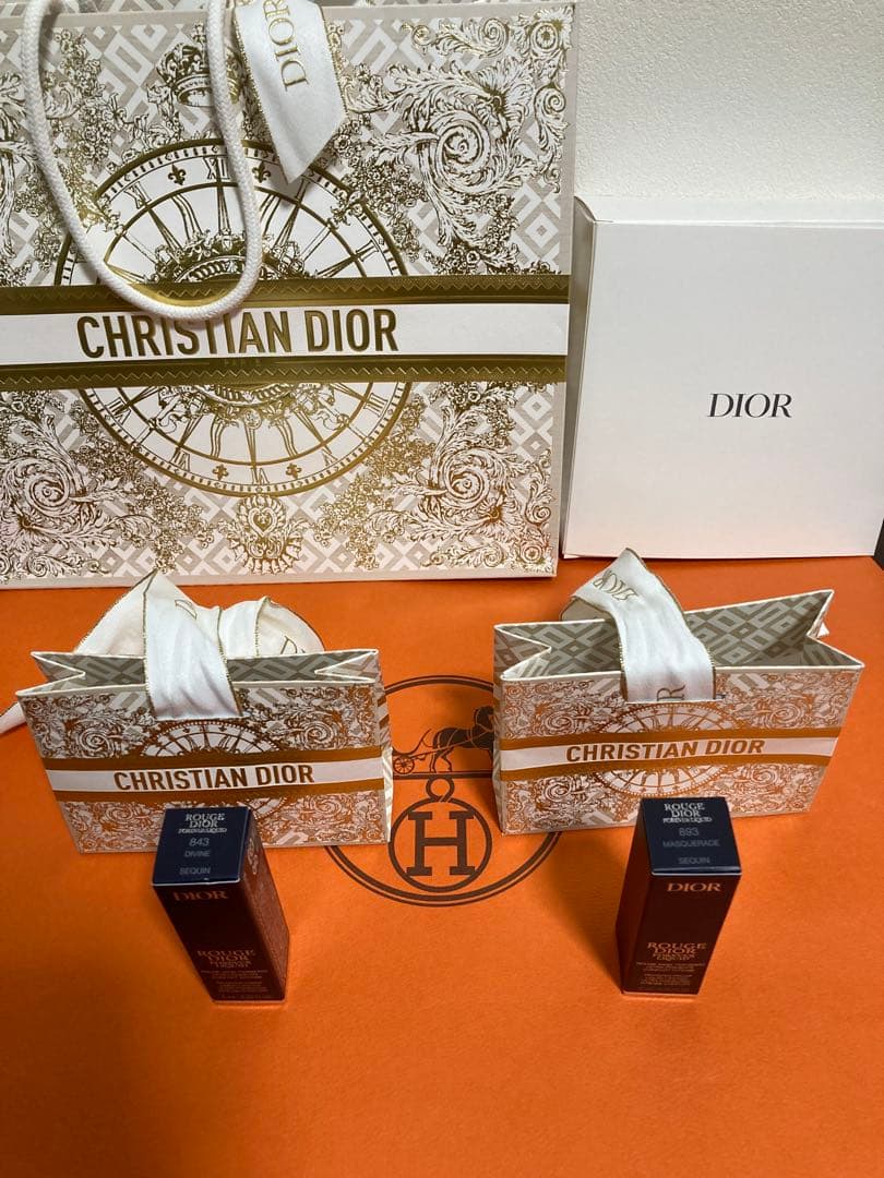 【新品】DIOR リキッドシークイン2本843&893&限定ノベルティポーチ付