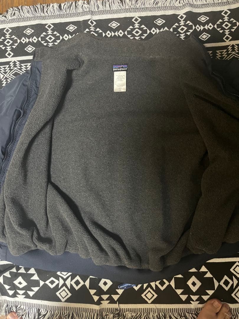 patagonia シェルドシンチラジャケット S ネイビー