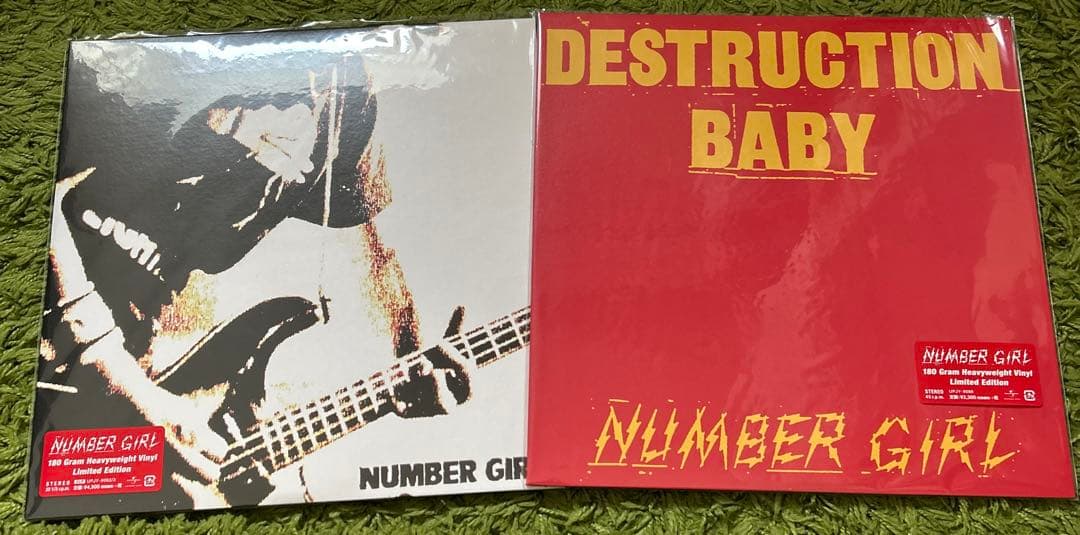 ナンバーガール　レコード2枚セット　感電の記憶 DESTRUCTION BABY