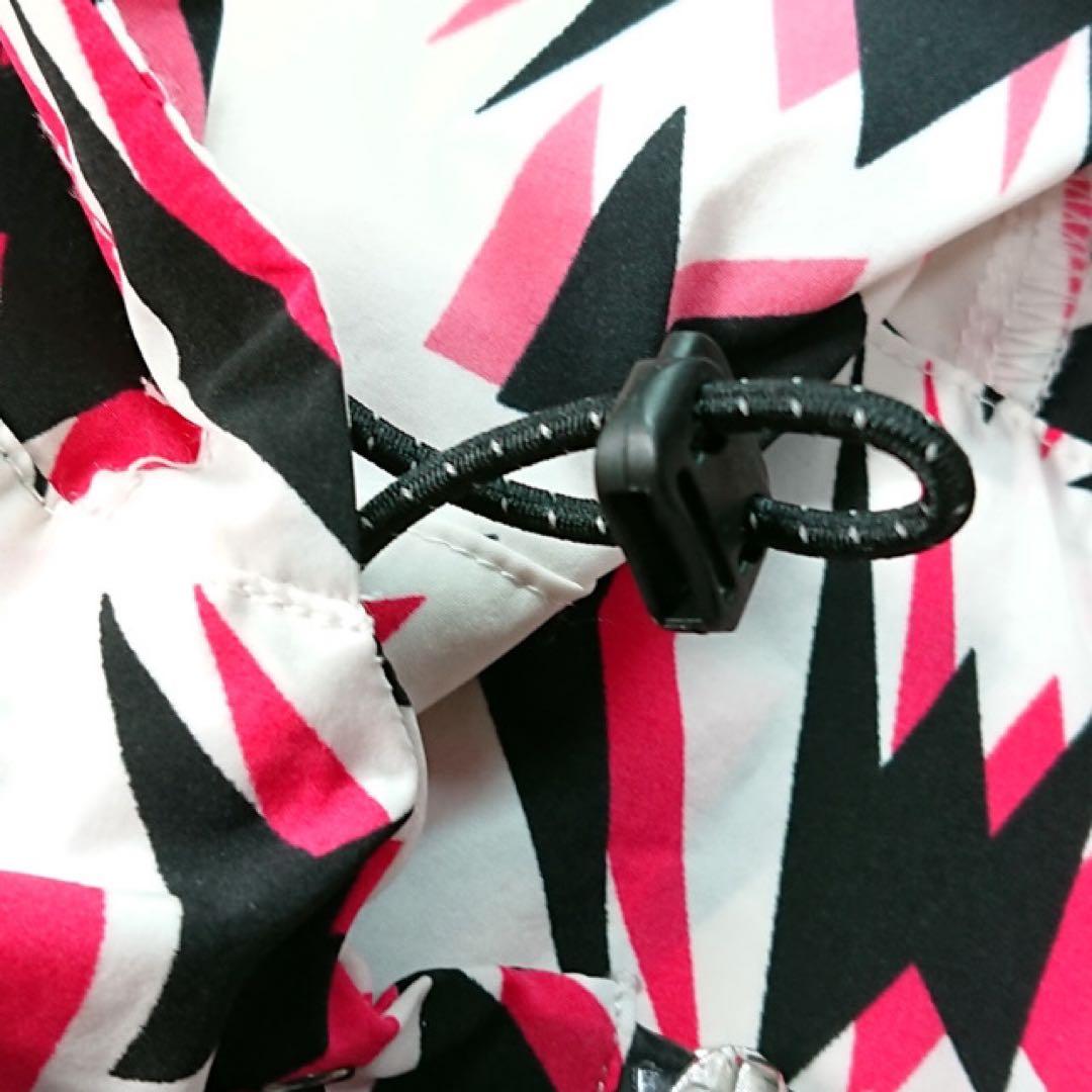 【美品】 マークアンドロナ ナイロンジャケット 総柄 パーカー ゴルフウェア