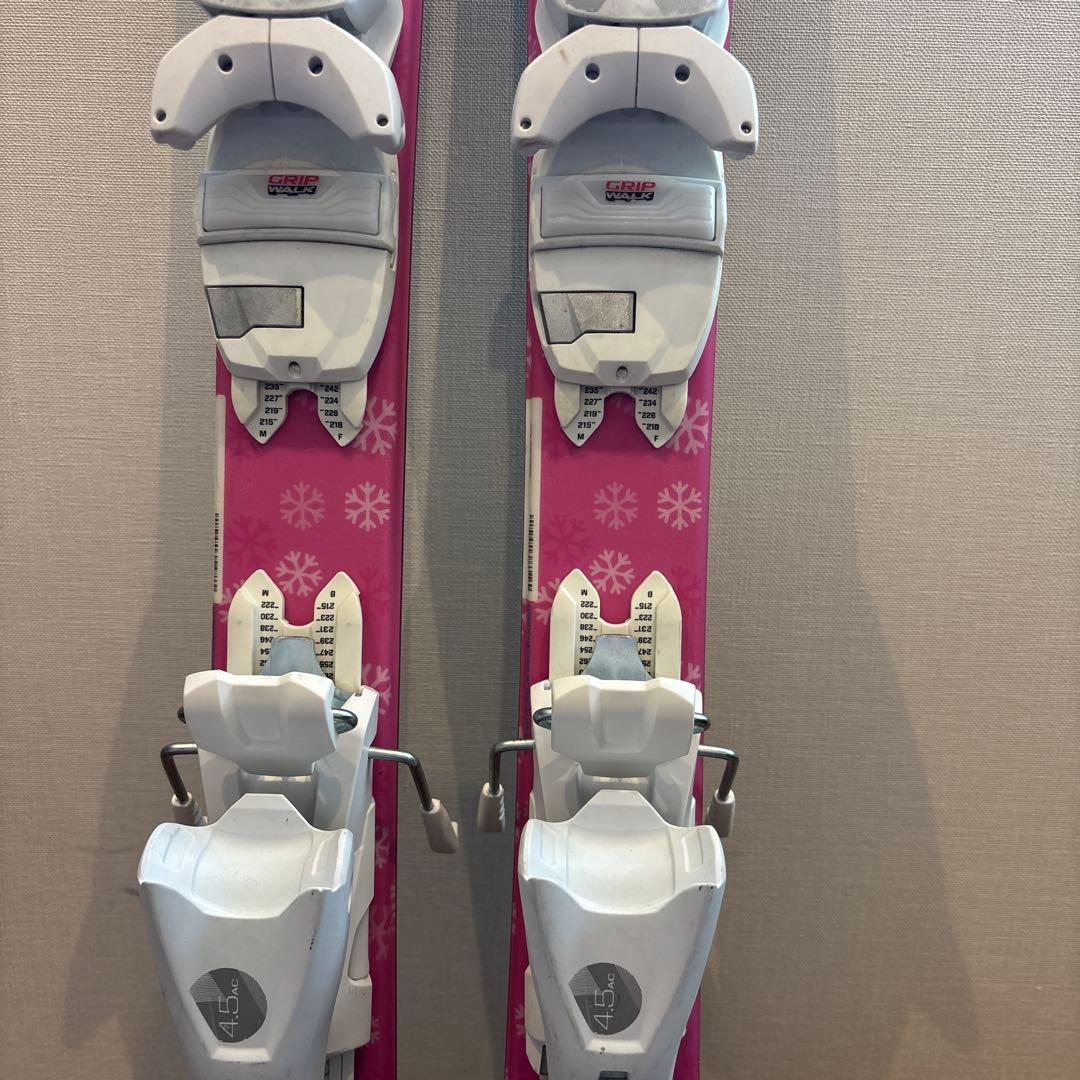 子ども　スキーセット　(スキー板: エラン、スキーブーツ:HEAD、グローブ)