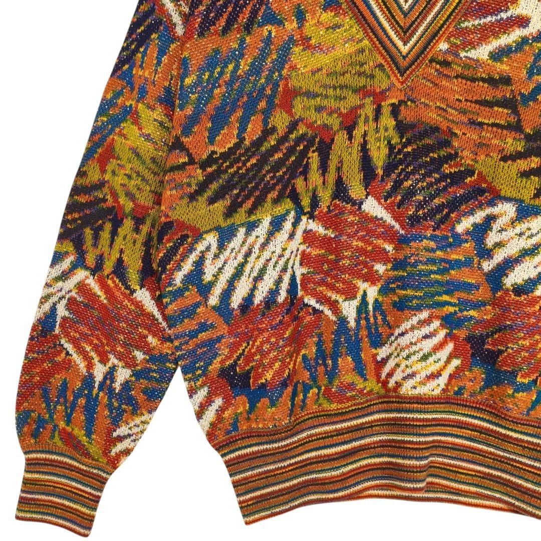 希少柄 ヴィンテージ Y2K ミッソーニ 総柄 グラフィック ニット セーター