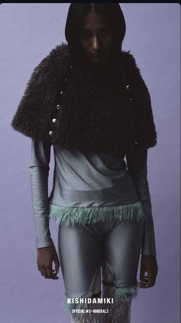 早い者勝ち　KISHIDAMIKI ファーミニスカート