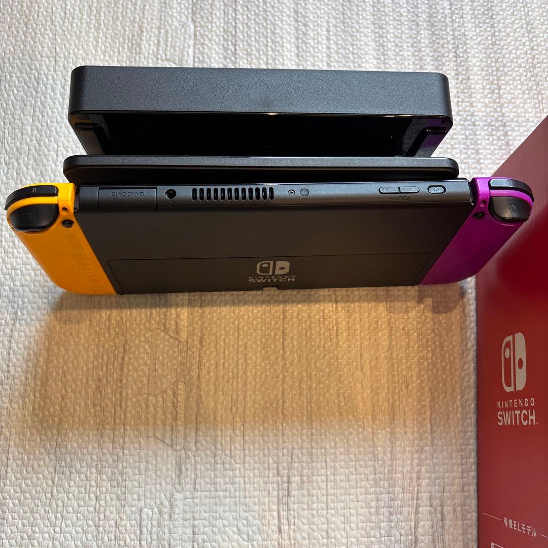 Nintendo Switch 有機ELネオンパープル/オレンジ 本体おまけ多数