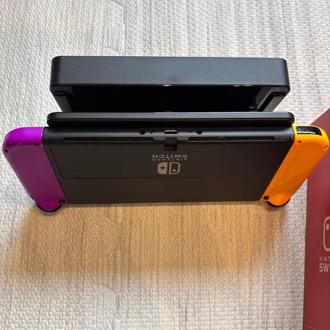 Nintendo Switch 有機ELネオンパープル/オレンジ 本体おまけ多数