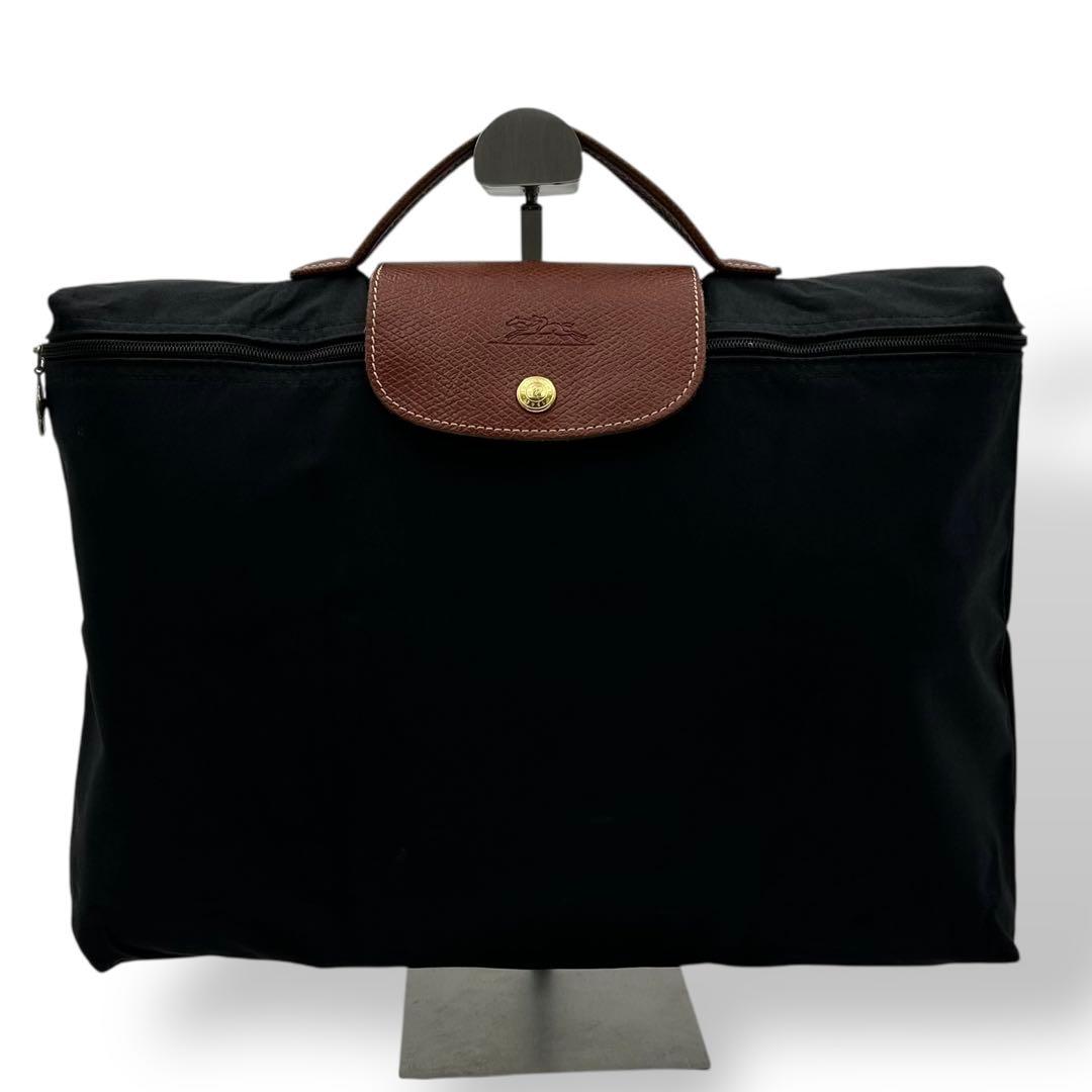 美品✨ LONGCHAMP ロンシャン プリアージュ トートバッグ ブラック
