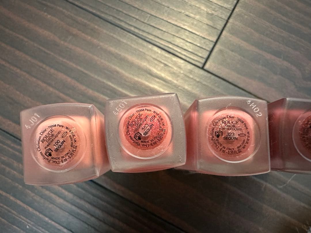 Dior ルージュディオールフォーエバーリキッドシークイン ５本セット