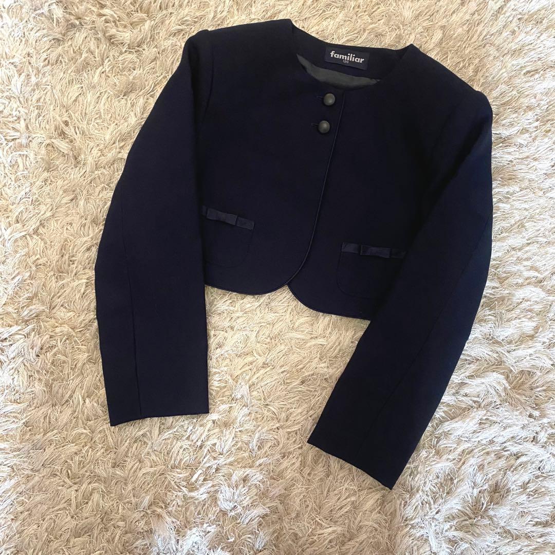 美品 familiar アンサンブル ファミリア ワンピース ジャケット お受験